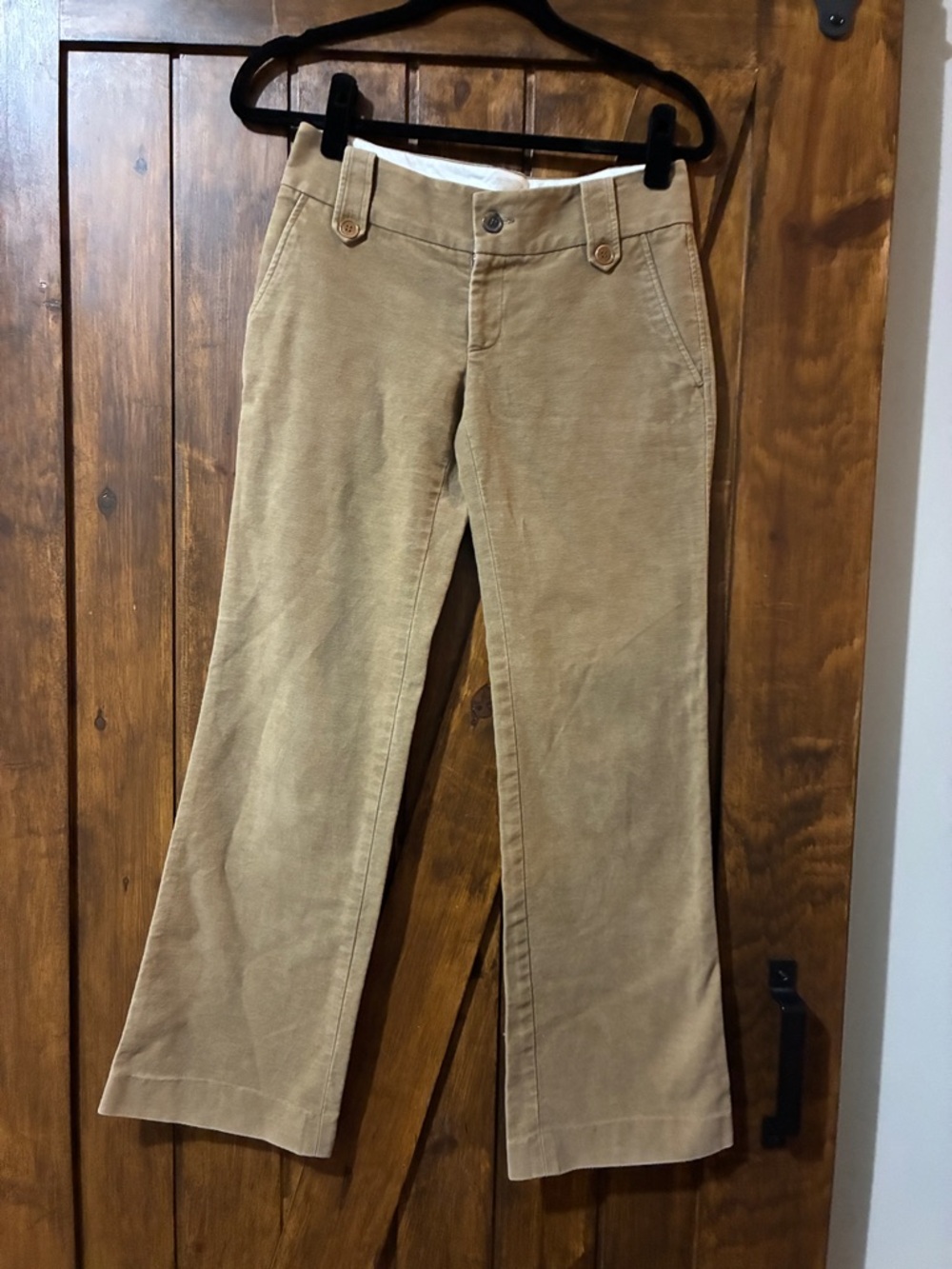 Club Monaco Women's Flare Trouser - 2 Khaki Work Office Career Business Casual